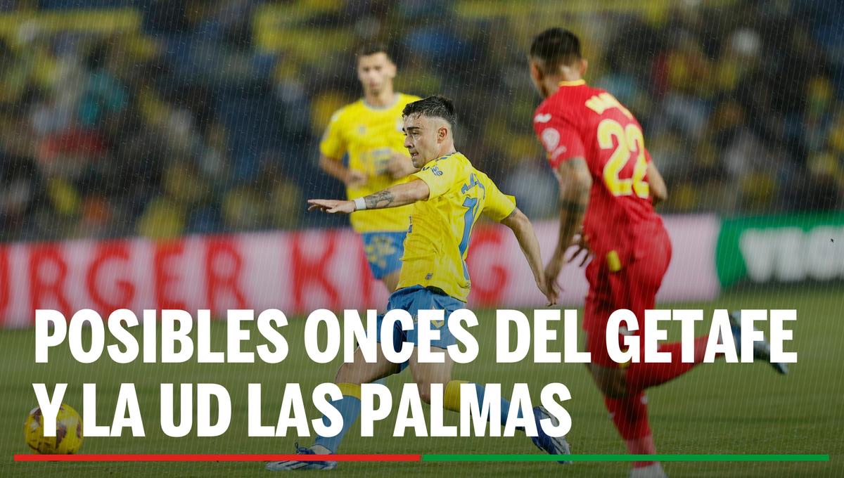 Alineaciones Getafe - Las Palmas: Alineación posible de Getafe y Las Palmas en la jornada 27 de LaLiga