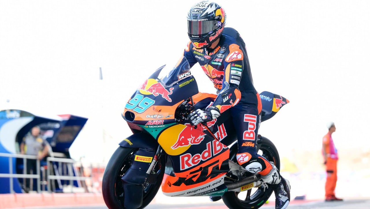 Rueda ejerce su tiranía en Moto3 y victoria histórica en Moto2