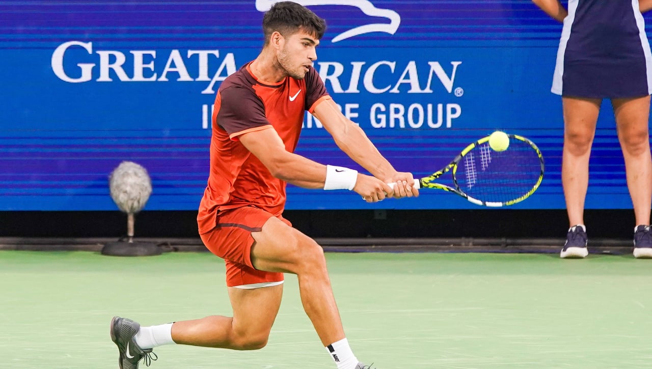 A Carlos Alcaraz se le moja la pólvora