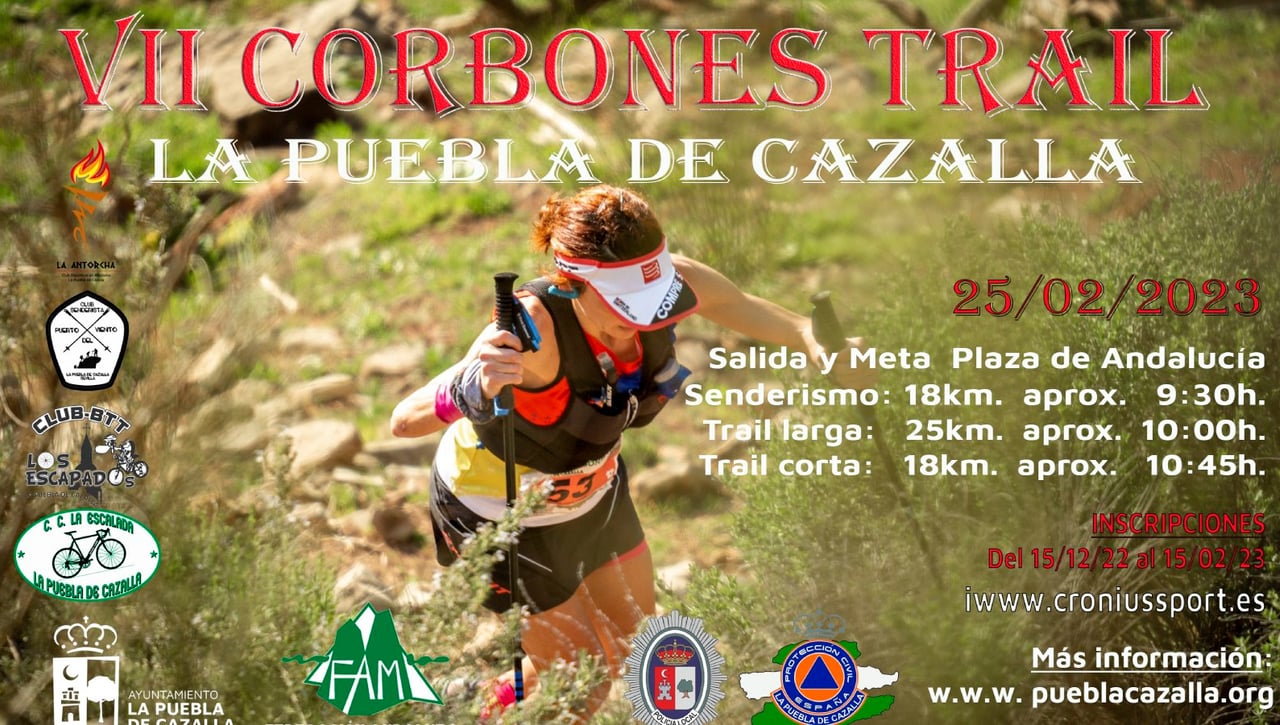 Todo listo en La Puebla de Cazalla para la VII Edición de la Corbones Trail