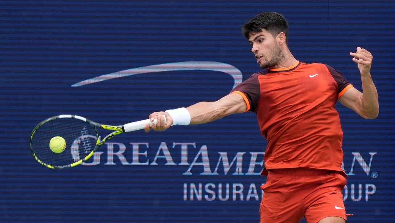 Carlos Alcaraz elige su primer rival en Cincinnati 