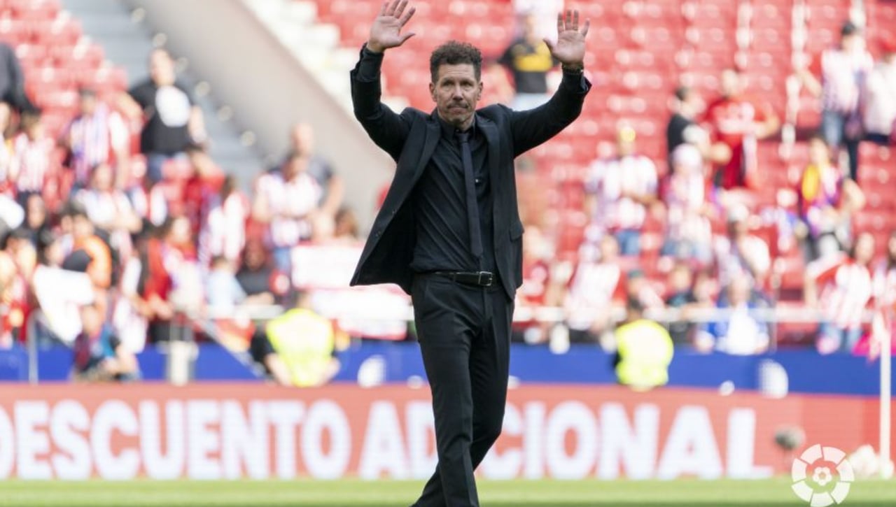 La vuelta de honor del Cholo Simeone, ¿un avance sobre su futuro?