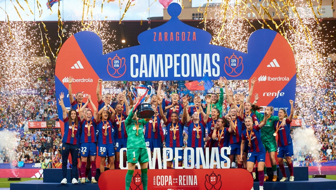 El Barça no tiene piedad con la Real y se lleva la décima Copa de la Reina