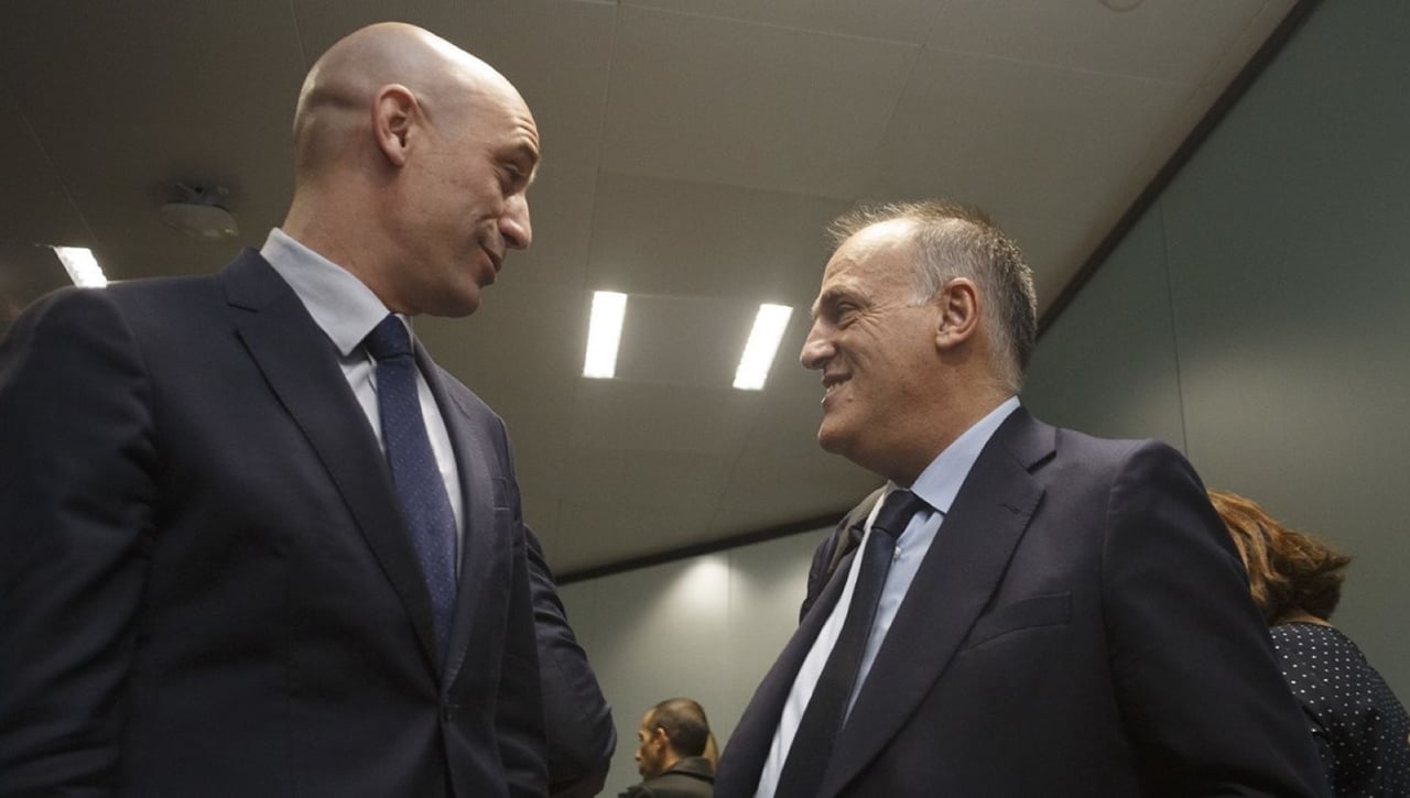 Javier Tebas carga duramente contra Luis Rubiales