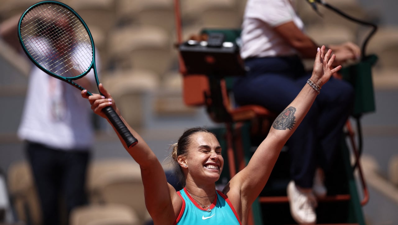 Sabalenka rompe con lo establecido en Roland Garros