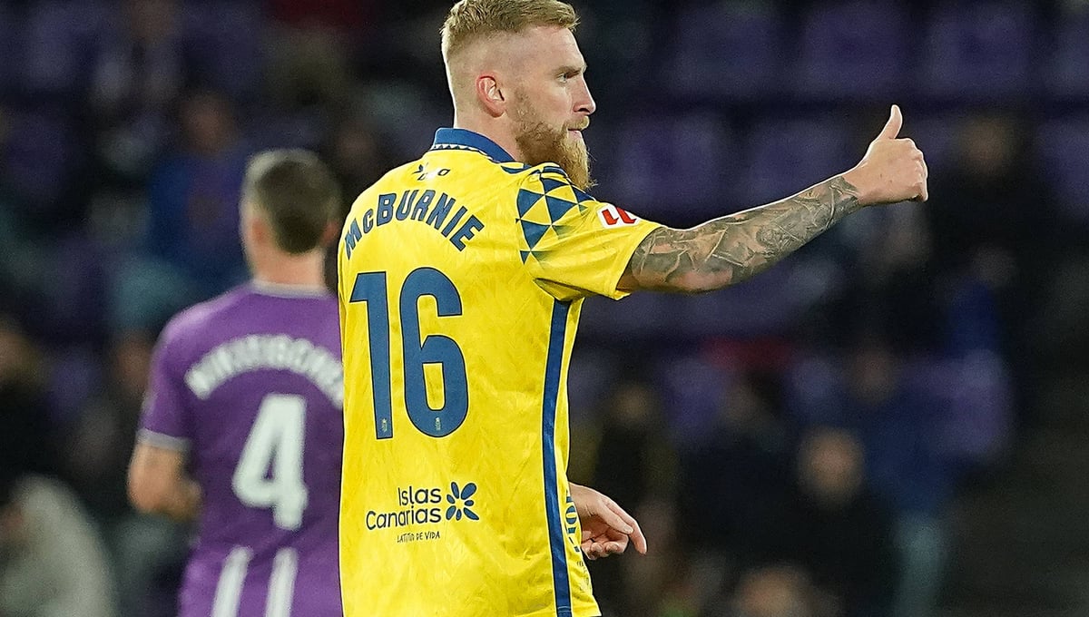 Tras un gran rendimiento, Las Palmas quiere contar con McBurnie en Segunda División