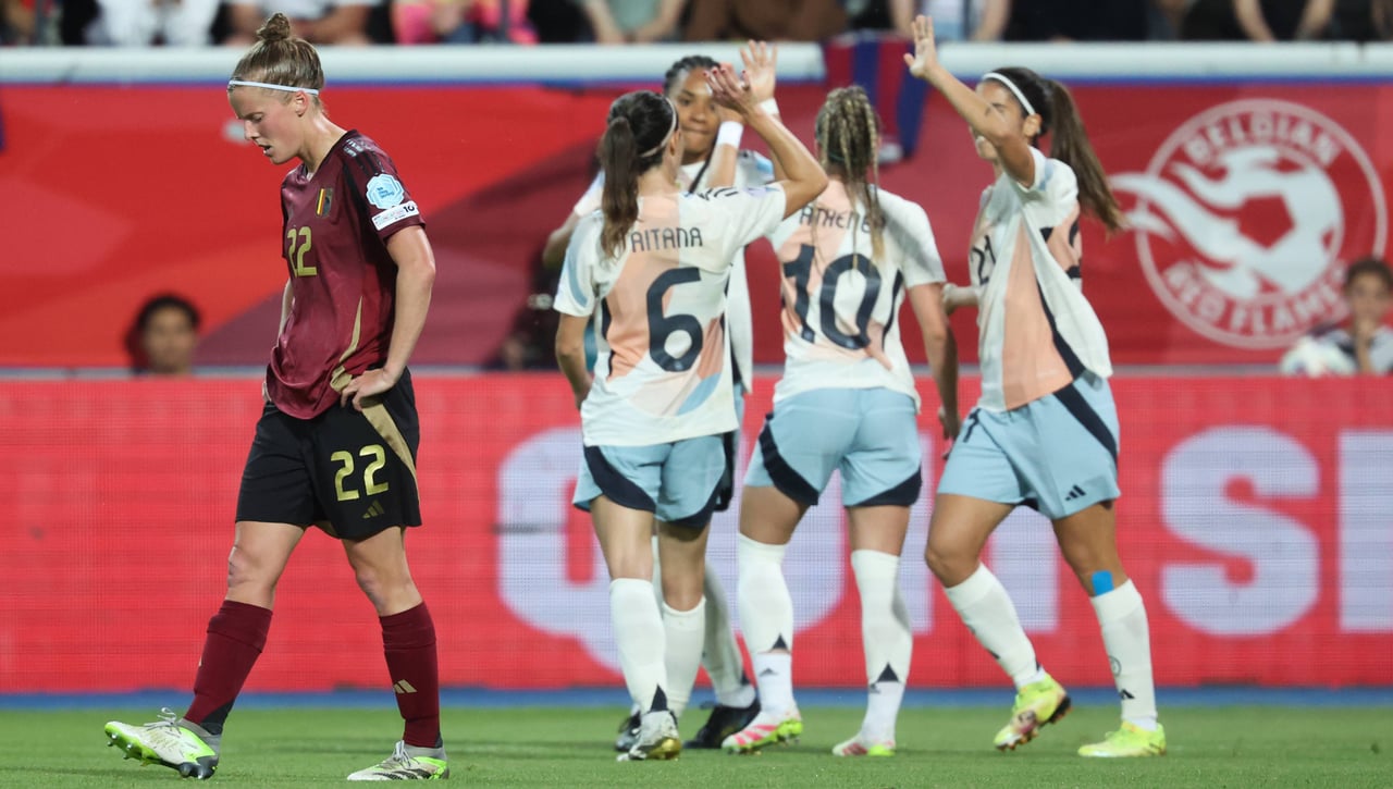 Bélgica 1-5 España: 'Manita' española y medio billete para las semifinales