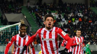 Ludogorets 1-2 Athletic: 60 segundos de locura hacen soñar a Bilbao