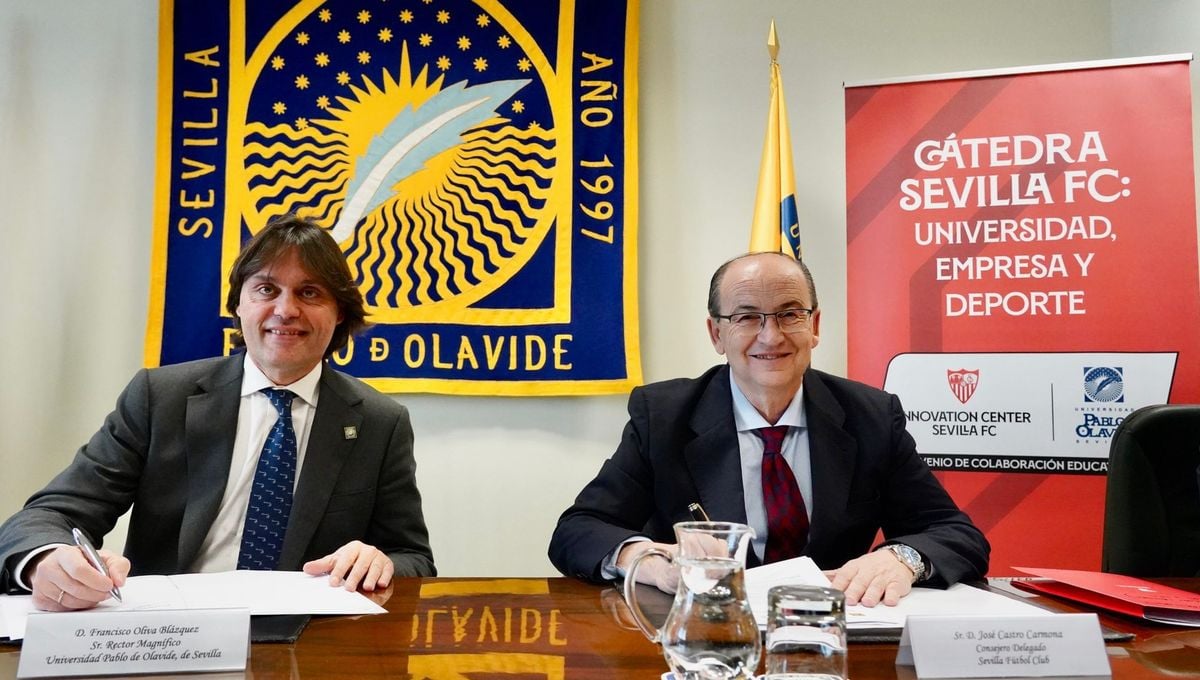 La Universidad Pablo de Olavide y el Sevilla FC renuevan su cátedra