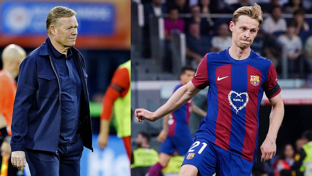 Peligra la Eurocopa para De Jong; Koeman se piensa dejarlo fuera