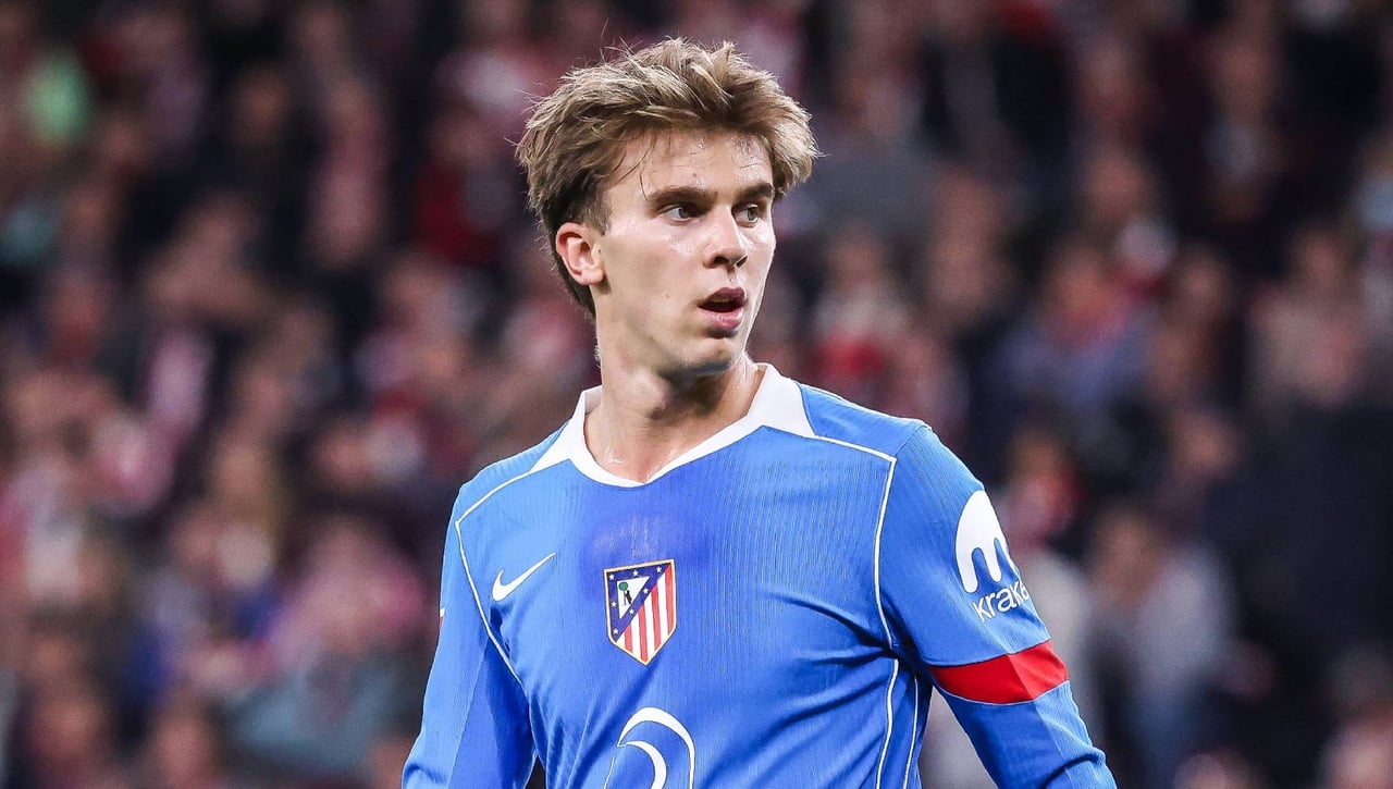 Pablo Barrios, mejor jugador del Atlético de Madrid en noviembre: "Yo pediría algún título"