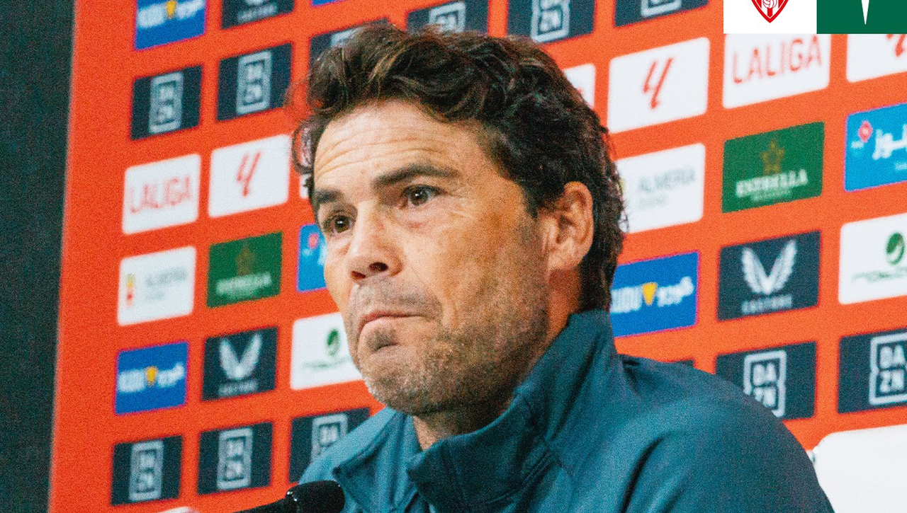 Rubi descarta al Almería para el ascenso directo en LaLiga Hypermotion