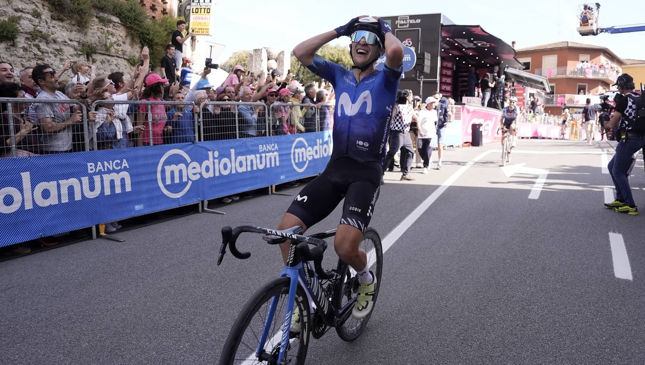 Pogacar se lo toma con calma y el Movistar lo aprovecha para triunfar en el Giro