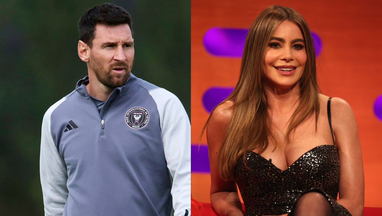 Sofía Vergara y Messi, juntos