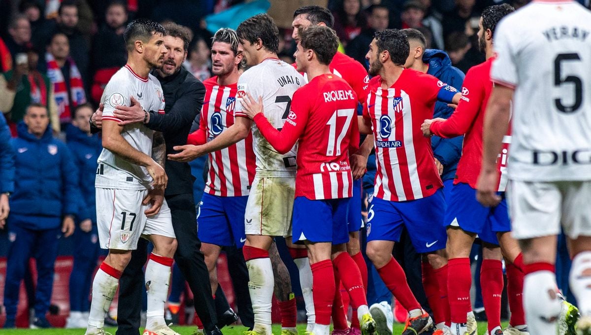 El intento de agresión de Simeone, el "bocachancla" de Yuri a De Paul... Lo que no se vio del Atlético - Athletic