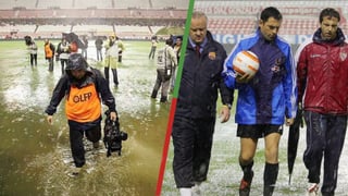 La lluvia en Sevilla: aplaza un partido 20 años después; en 2023, con el Real Madrid no pasó lo mismo