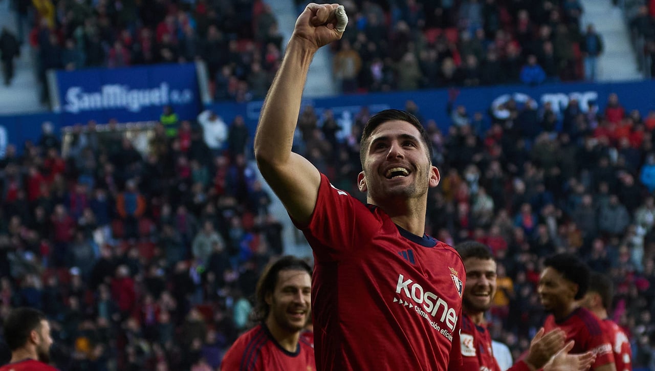 Osasuna 3-2 Getafe: El Sadar explotó tras otra fiesta de golazos