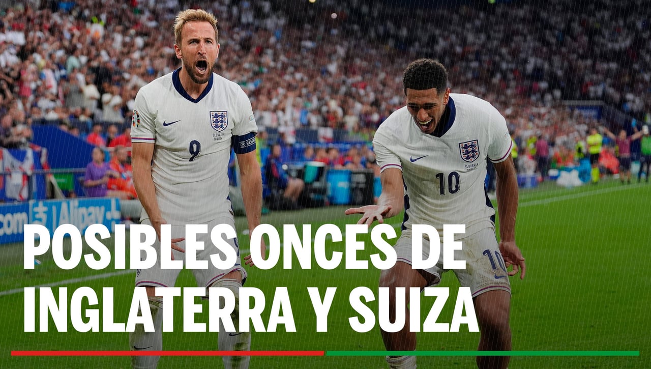 Inglaterra - Suiza: Alineación posible de Southgate y Yakin en los octavos de final de la Eurocopa 2024