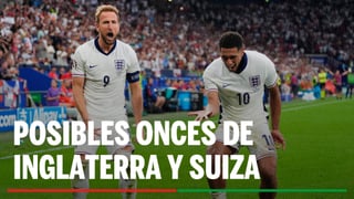 Inglaterra - Suiza: Alineación posible de Southgate y Yakin en los octavos de final de la Eurocopa 2024