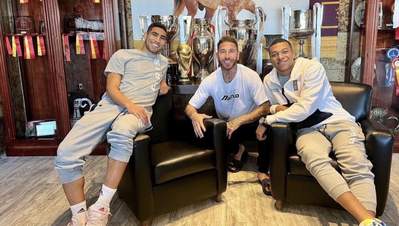 Achraf manda un mensaje a Luis Enrique sobre Sergio Ramos