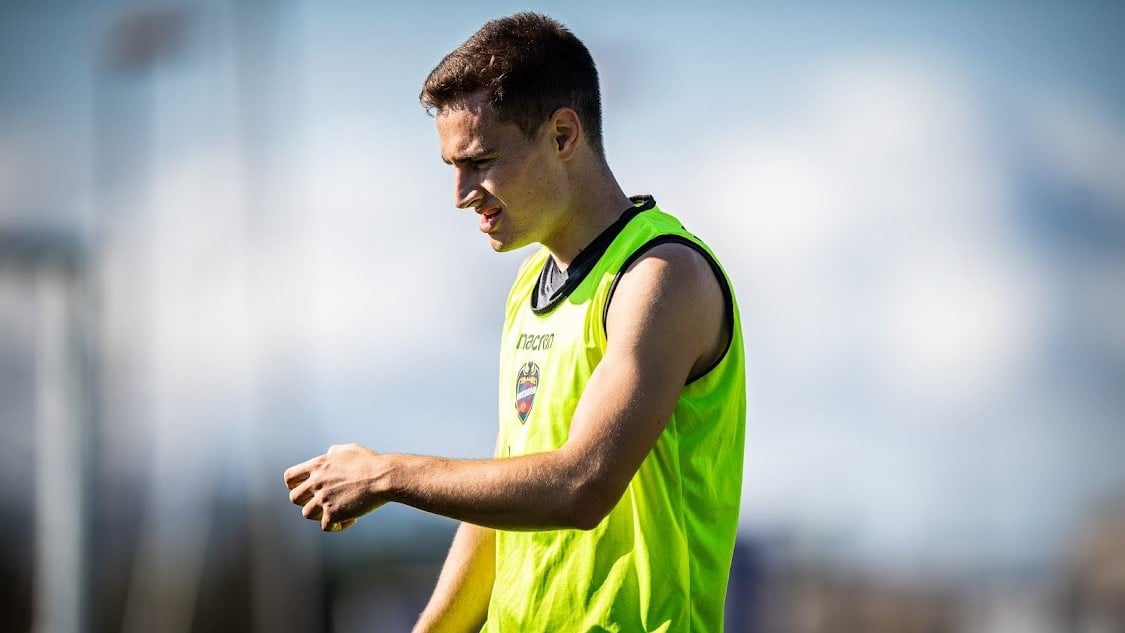 Jorge de Frutos, al caer