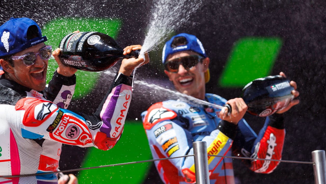 Marc Márquez lo deja todo en manos de Jorge Martín