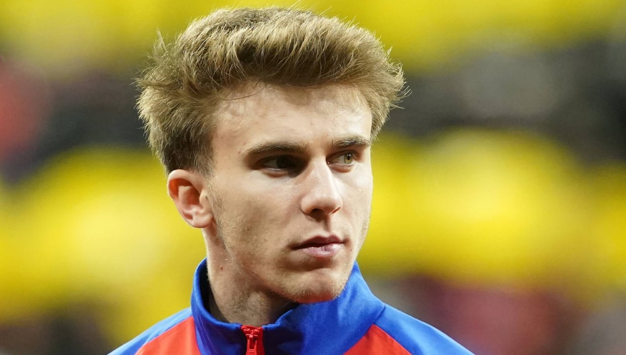 Pablo Barrios se cae