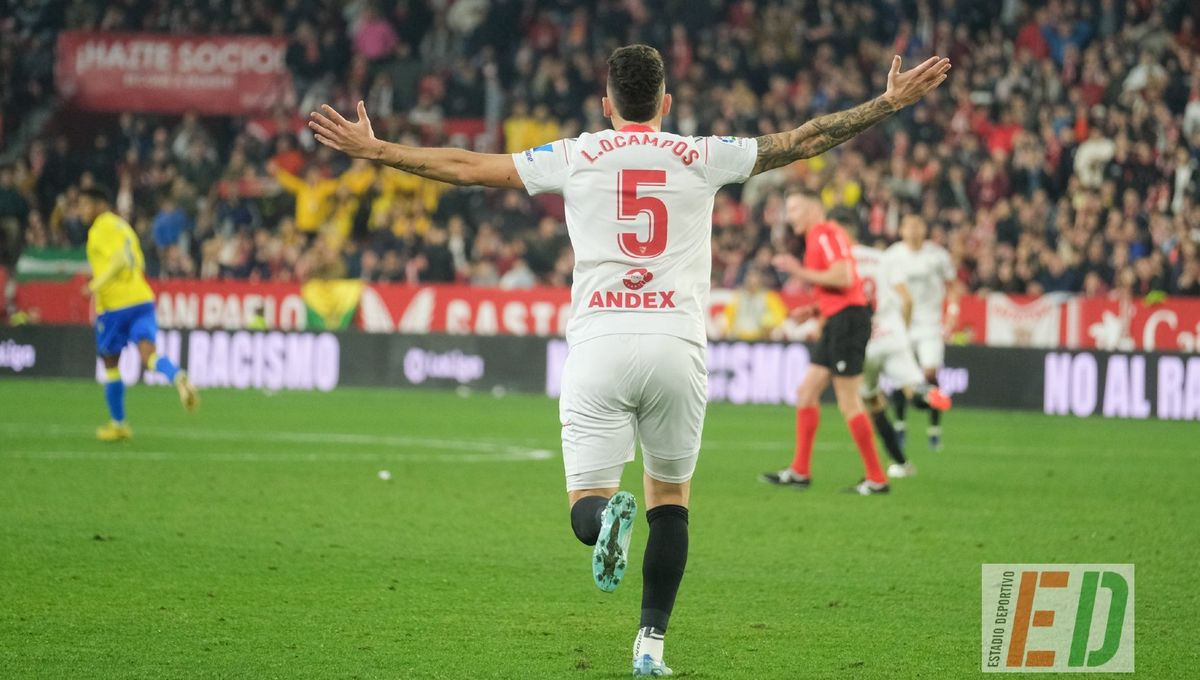 Ocampos ensalza el juego del Sevilla y manda un mensaje a la afición  