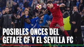Alineaciones Getafe - Sevilla: Alineación posible de Getafe y Sevilla en el partido de LaLiga