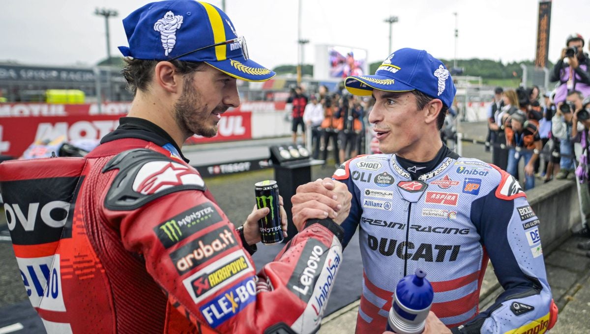 Marc Márquez habla con Pecco Bagnaia y deja claro lo que piensa