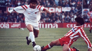 Maradona y el único partido del Sevilla contra un rival manchego en Copa del Rey