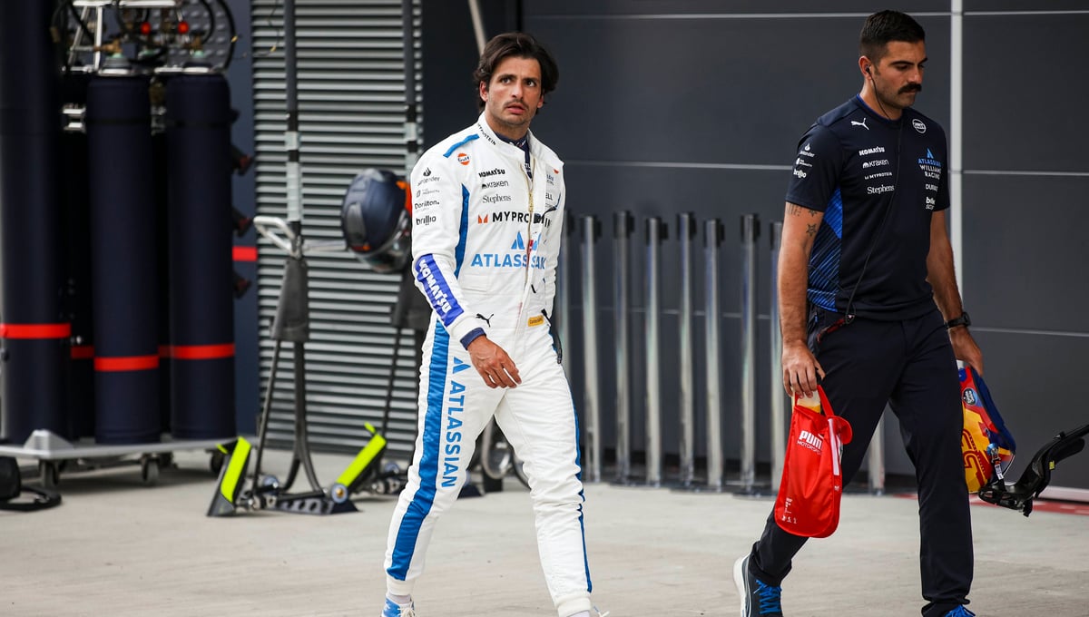 Carlos Sainz reafirma su decepción con Williams
