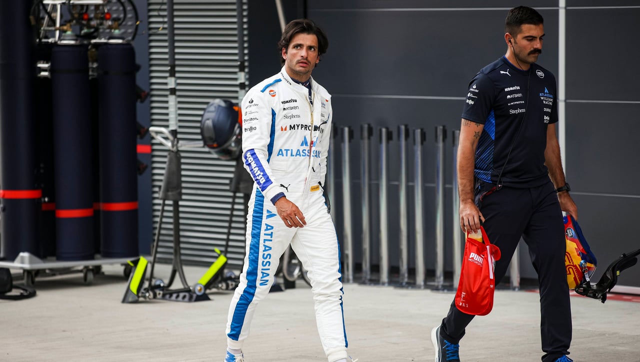 Carlos Sainz reafirma su decepción con Williams