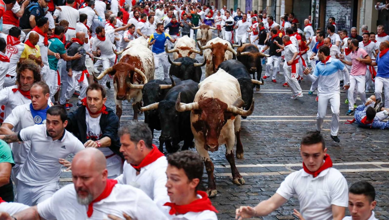 San Fermín 2023 cierra el primer encierro con cuatro heridos