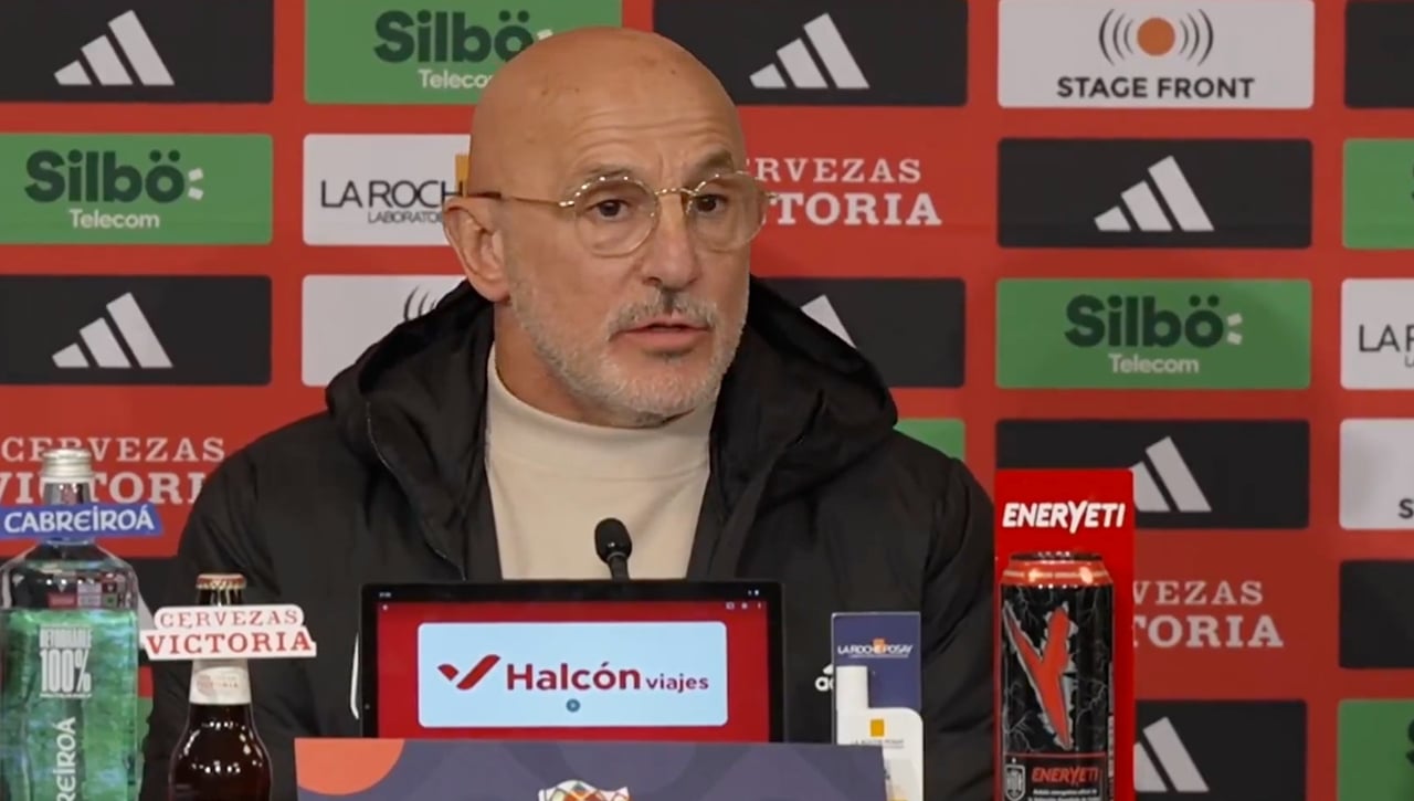 Luis de la Fuente se despacha a gusto con Iñigo Martínez