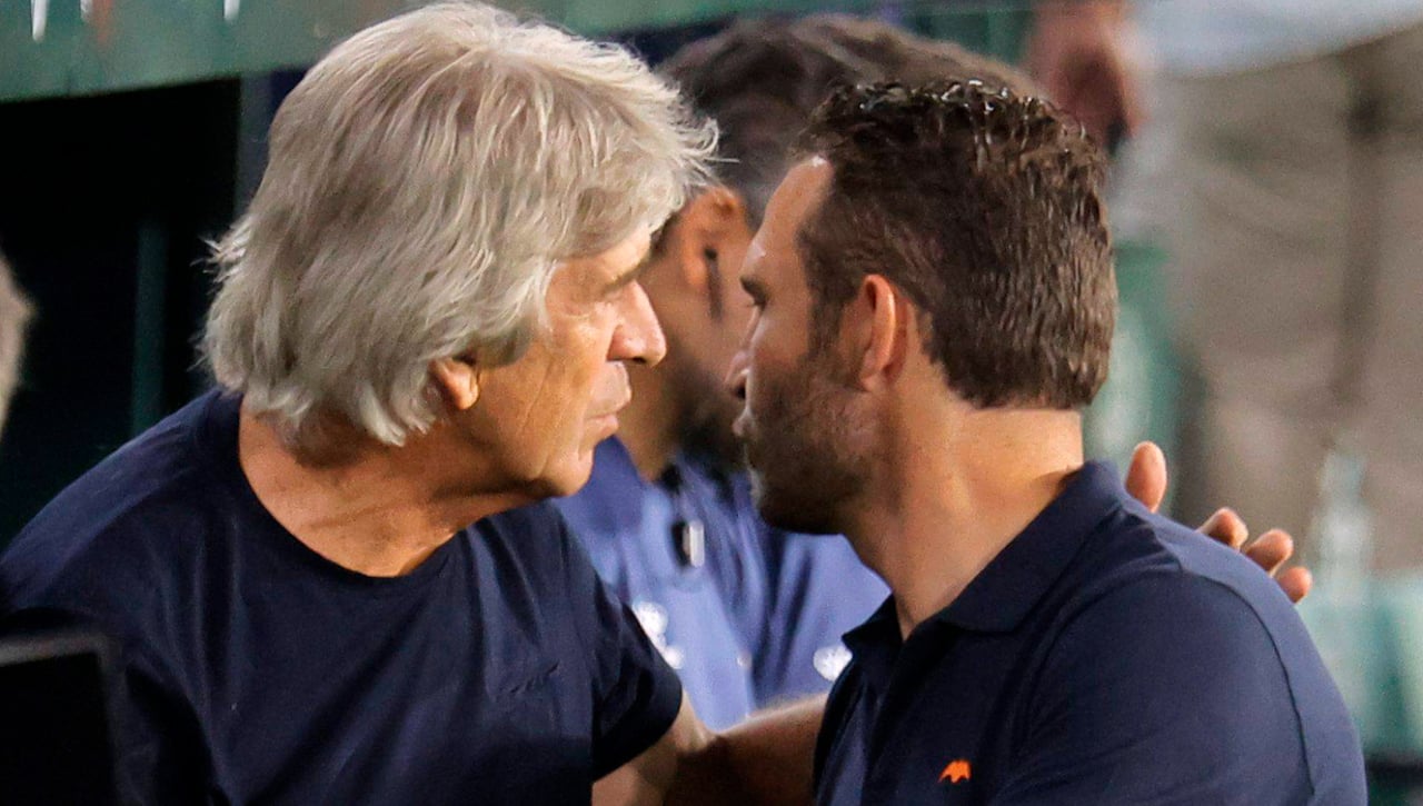 Rubén Baraja y Pellegrini reparte