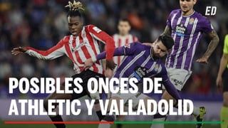Alineaciones Athletic Club - Real Valladolid: Alineaciones probables de Athletic y Valladolid en el partido de hoy de LaLiga EA Sports