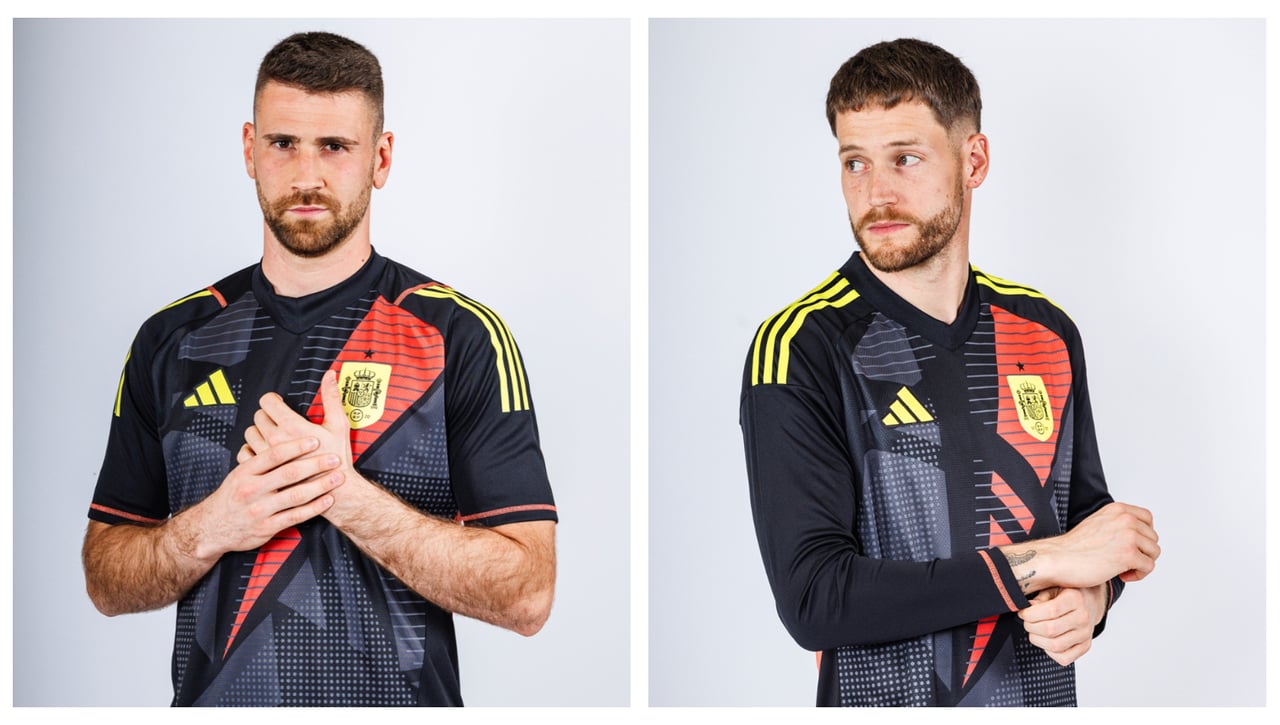 Unai Simón y Alex Remiro, a lo Kings League