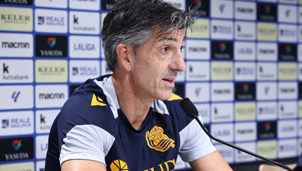 Imanol Alguacil, precaución con Odriozola y preocupación con André Silva