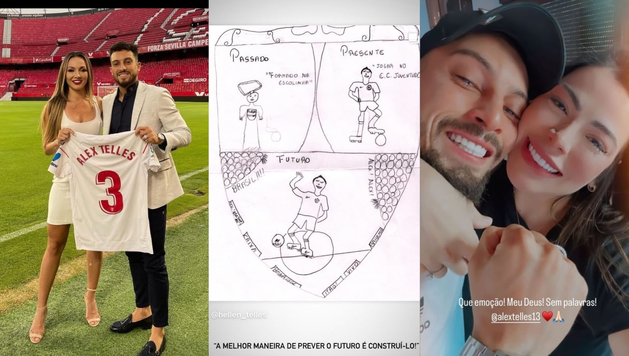 Sevilla, Brasil y el Mundial: el profético dibujo de Alex Telles cuando era niño