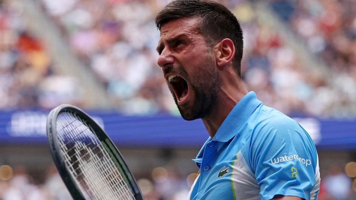 Djokovic no se anda con chiquitas con la grada del US Open