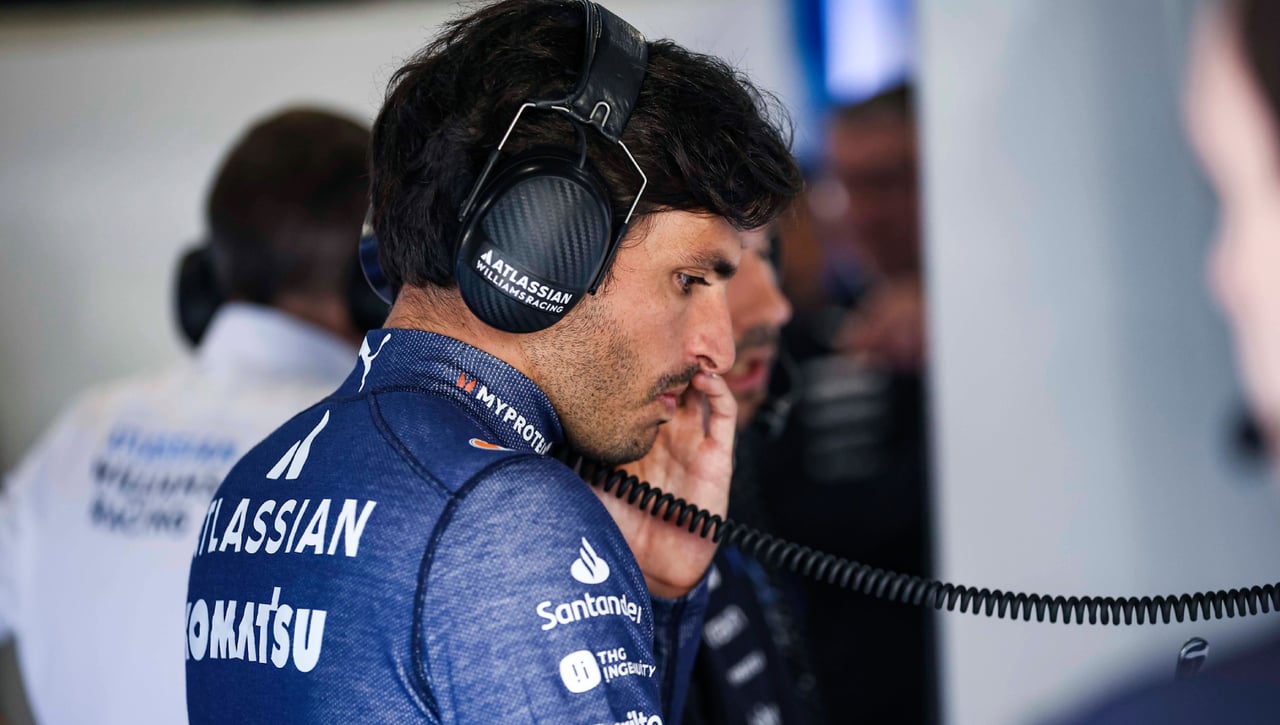 Carlos Sainz se lo comunica a Williams