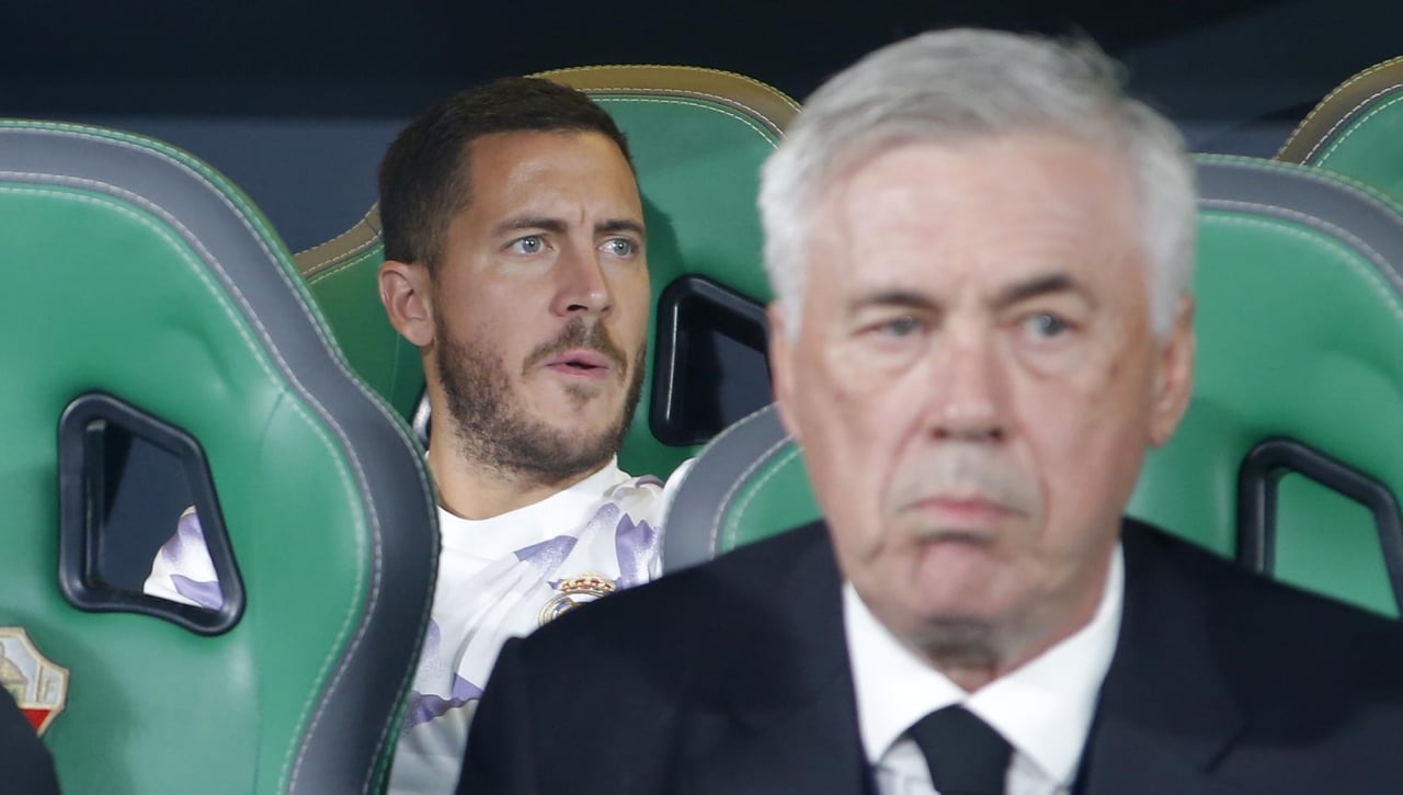 Hazard se cansa de Ancelotti 