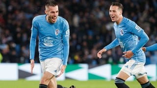 Celta 1-0 Almería: Mingueza salva la cabeza de Rafa Benítez