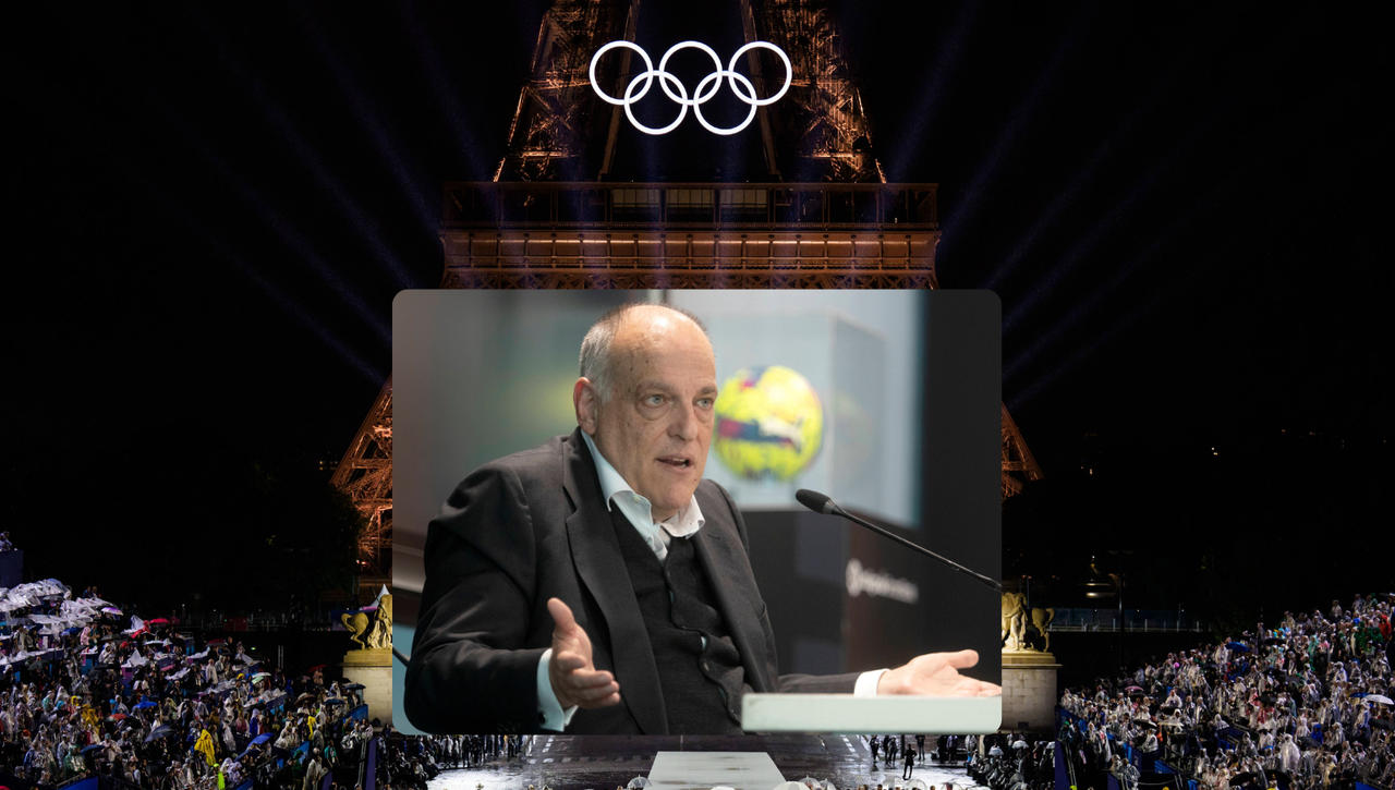 El presidente de LaLiga Javier Tebas ataca a los Juegos Olímpicos: "¡Inaceptable, irrespetuoso, infame!"