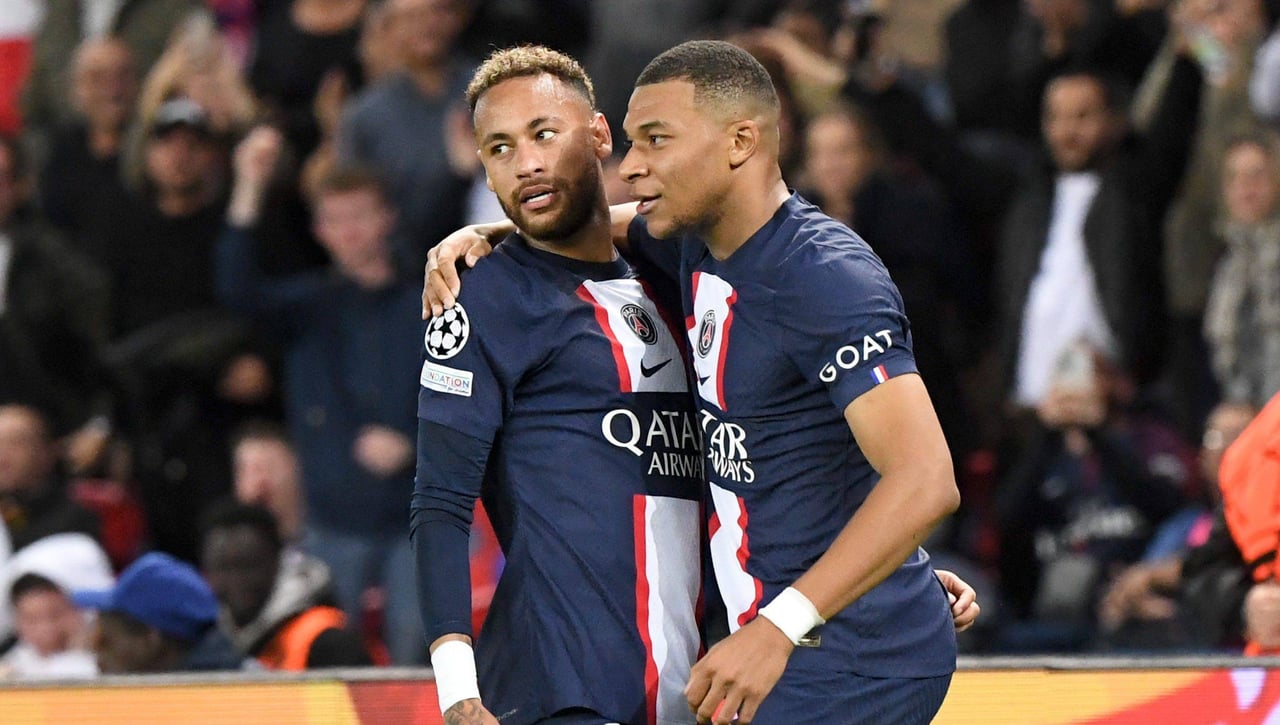 Rajada de Neymar contra Mbappé