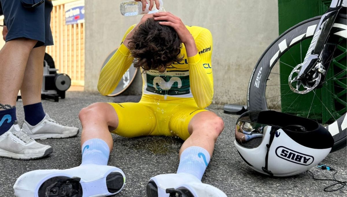 El Mundial deja KO a la joven estrella del Movistar Team