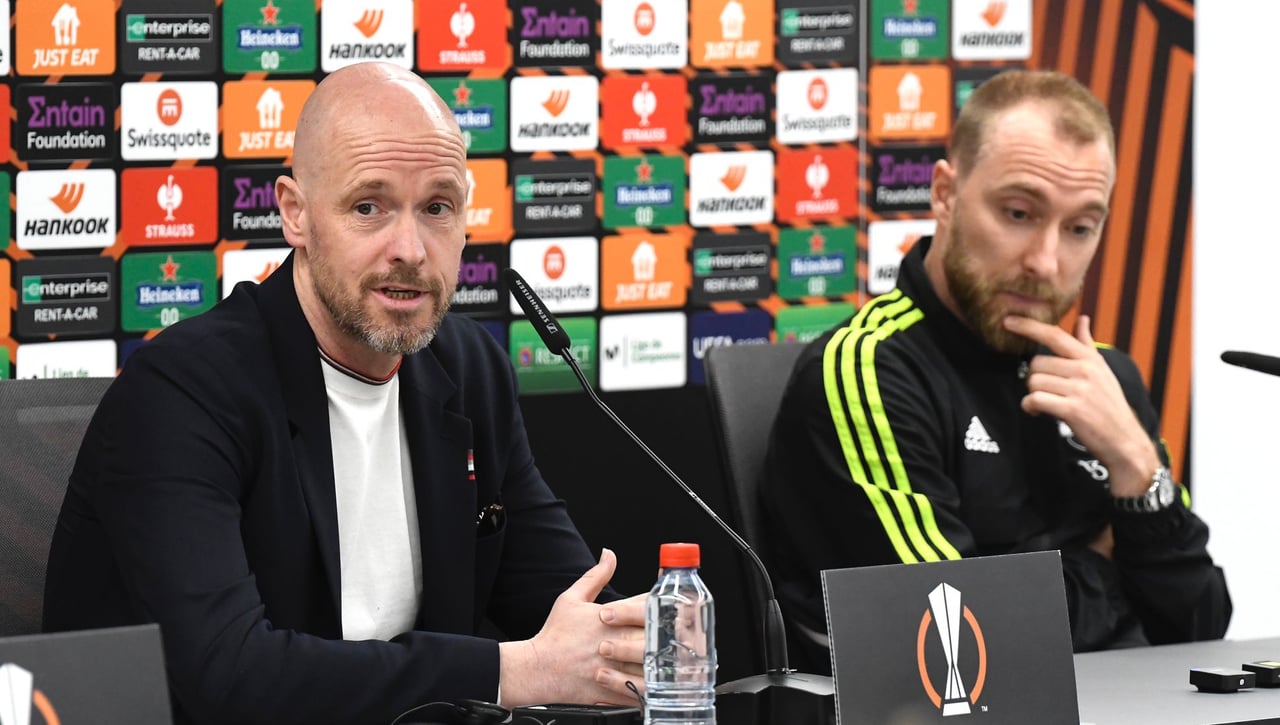 Ten Hag va con todo, Rashford incluido, y Eriksen recuerda la "suerte"