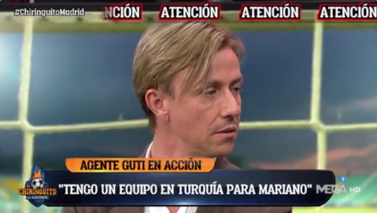 Guti podría llevarse a Mariano del Real Madrid