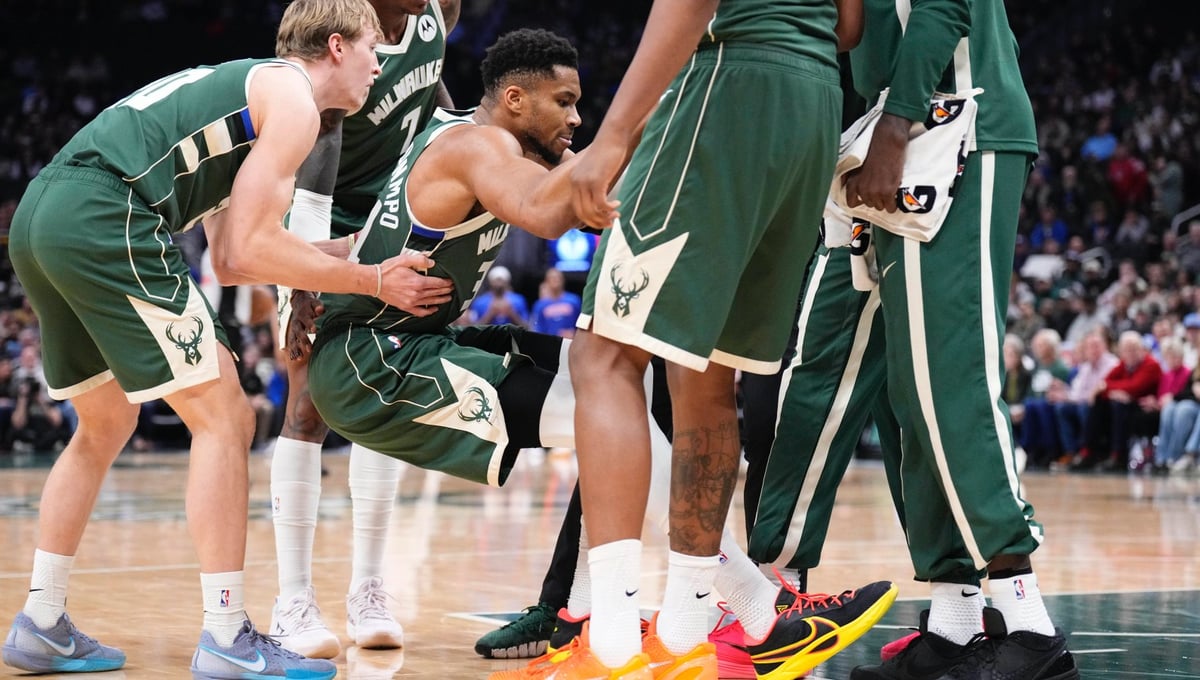 Giannis Antetokounmpo cae lesionado cuando más cerca parece su traspaso